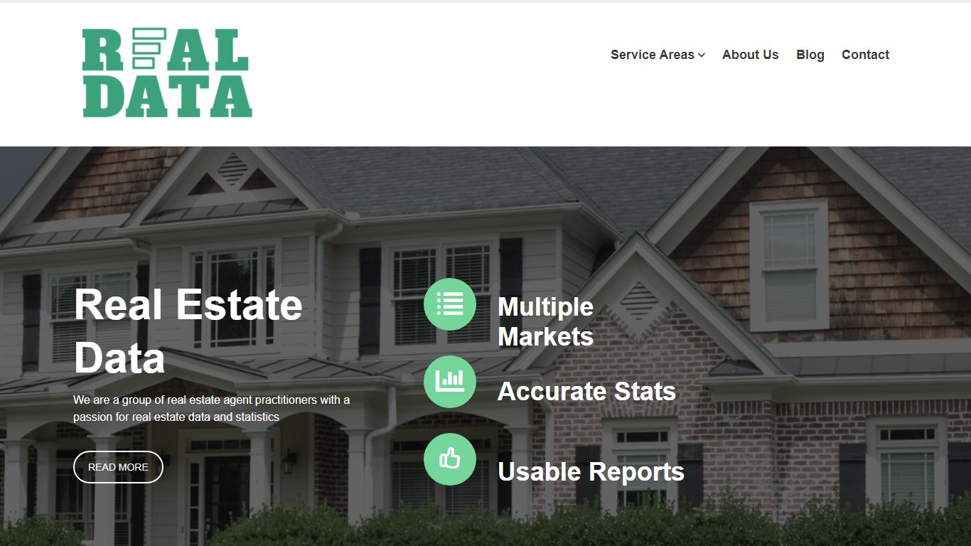 Real Estate Data and Statistical Reporting - Real Data